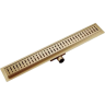 Душевой трап GAPPO G86007-33, 70*600 мм, золото